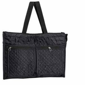 Midnight Quilted Utility Tote Bag